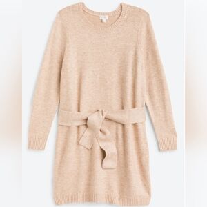 Market & Spruce Cozy Yarn Crew Neck Sweater Dress